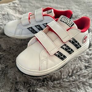 Adidas Marvel Spidey Sneakers, Tennis Shoes, size 10K.